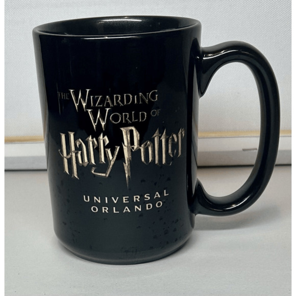 Wizarding World Of Harry Potter Universal Orlando Black 4.5" Souvenir Coffee Mug - Picture 4 of 12